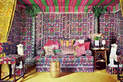 Vintage boho-style tented nook (1967)