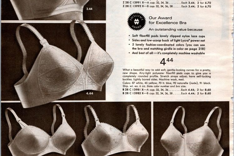 Vintage bra styles from 1968 - Wards catalog - Click Americana