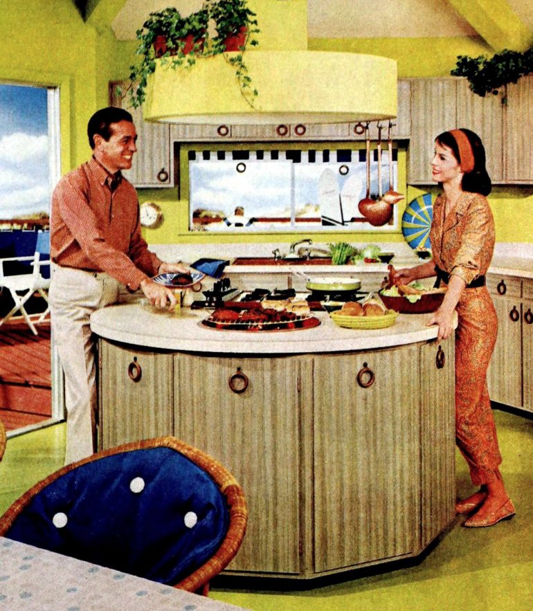 26 unique retro kitchen islands Home inspiration from the 60s Click Americana
