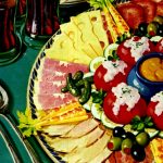 Vintage deli meat meal ideas from the 50s