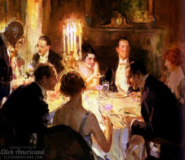 How to throw a formal dinner party, Edwardianstyle (1905) Click