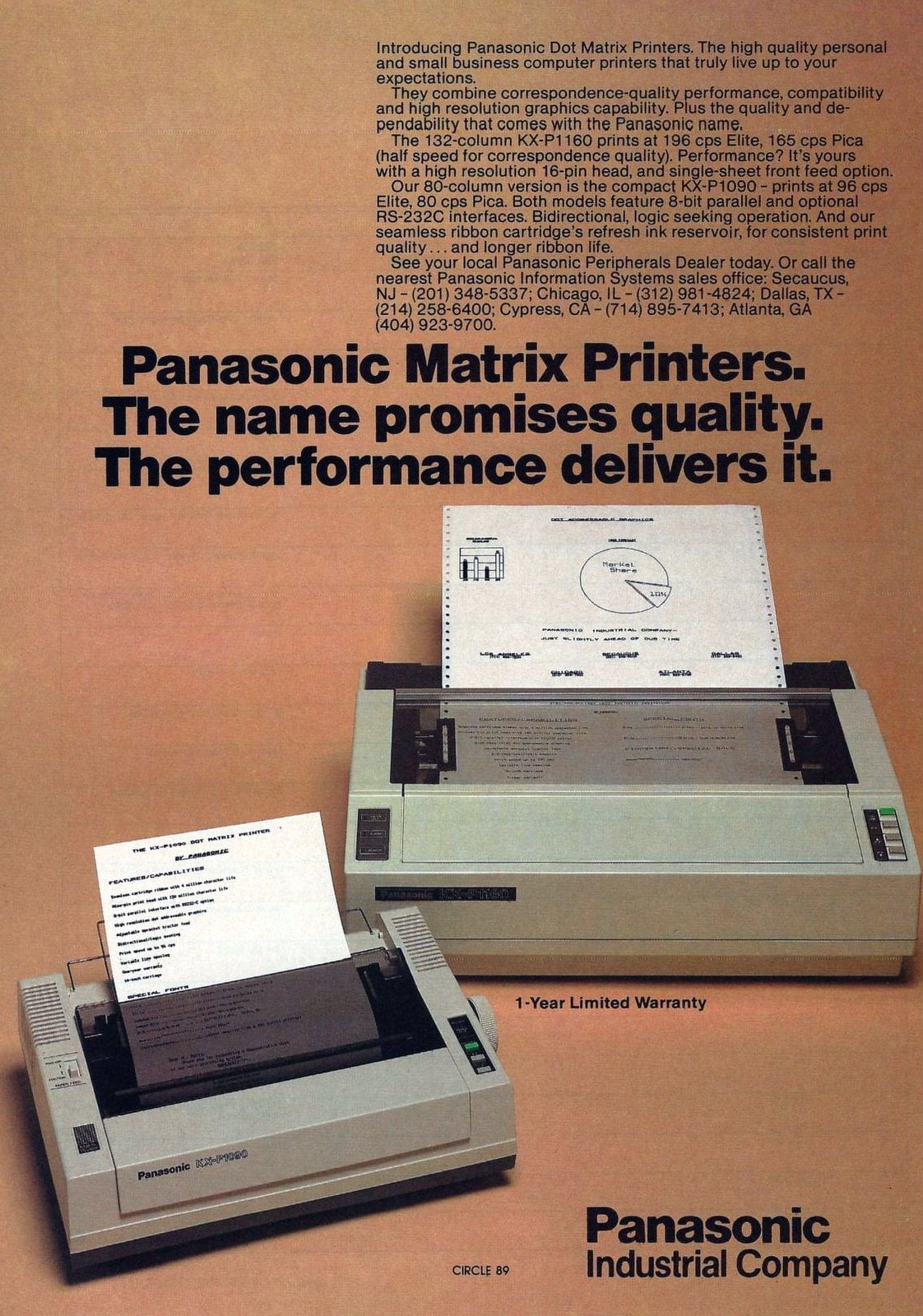 Remember vintage dot matrix printers like these from the 70s & 80s