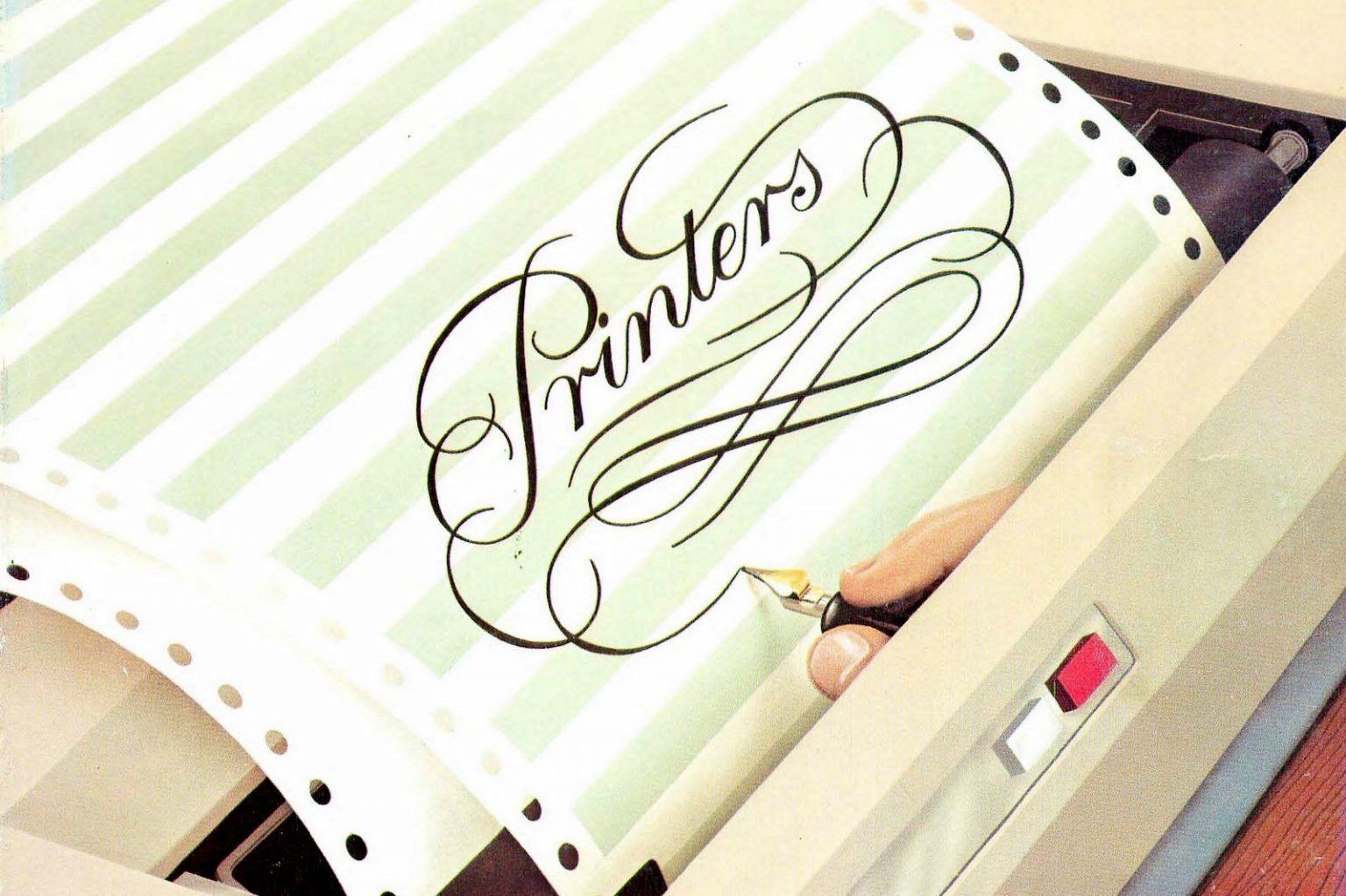 Remember vintage dot matrix printers like these from the 70s & 80s