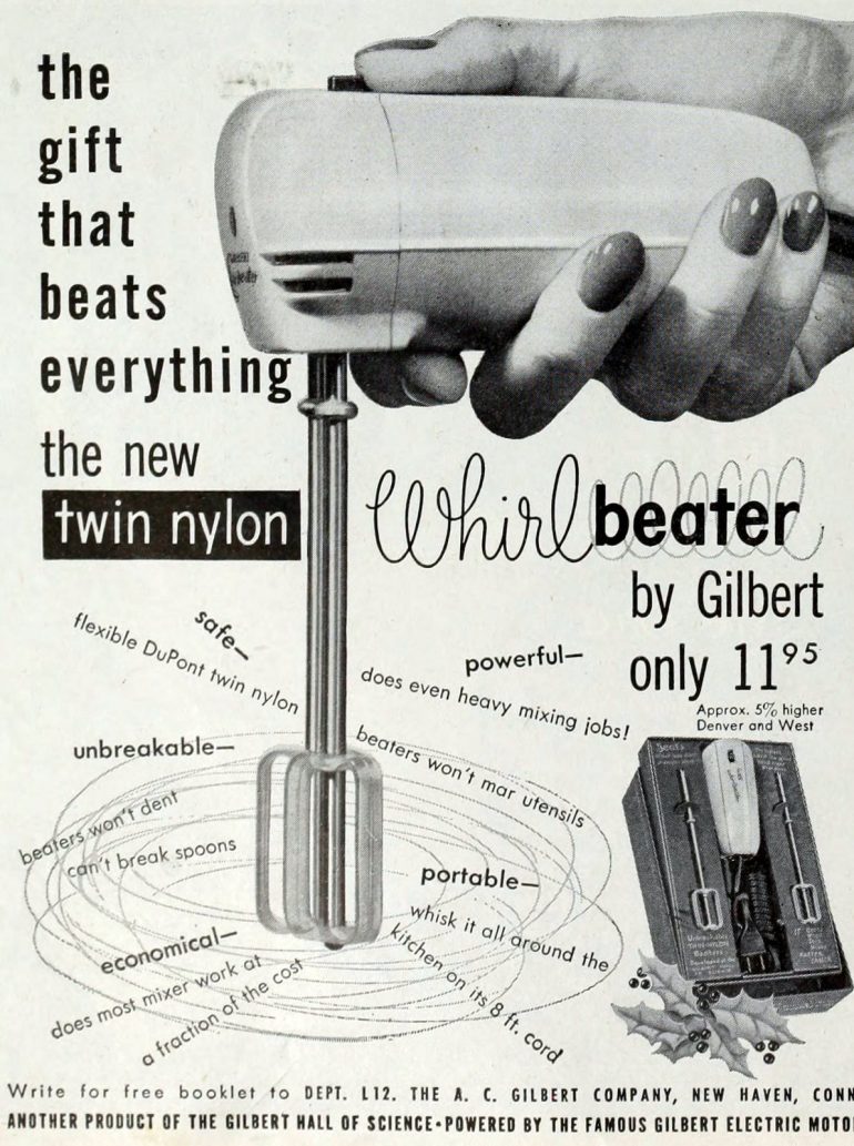 See 10 vintage portable electric hand mixers & beaters from the 50s