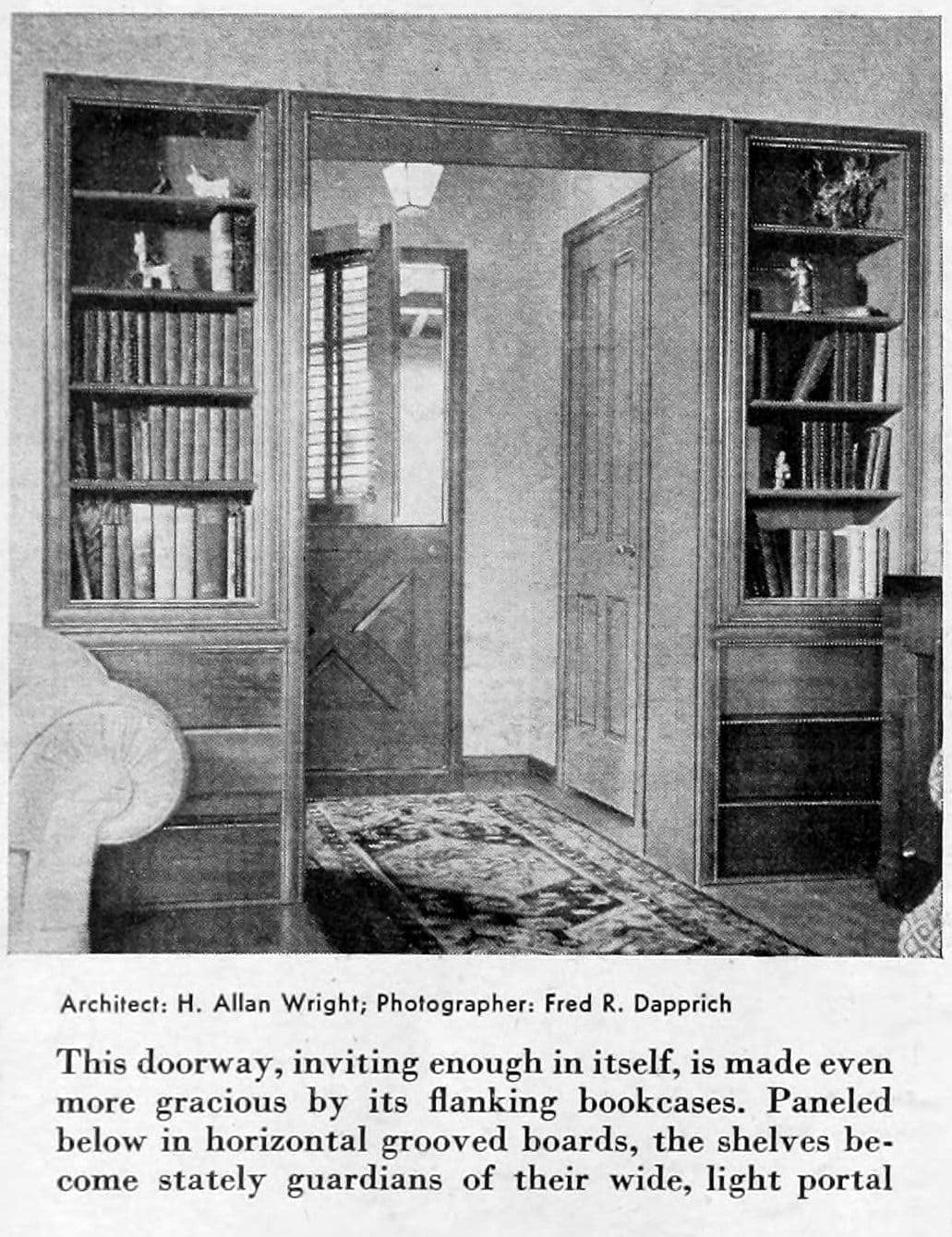 Vintage home decor - Books and bookcases 1941 (5)