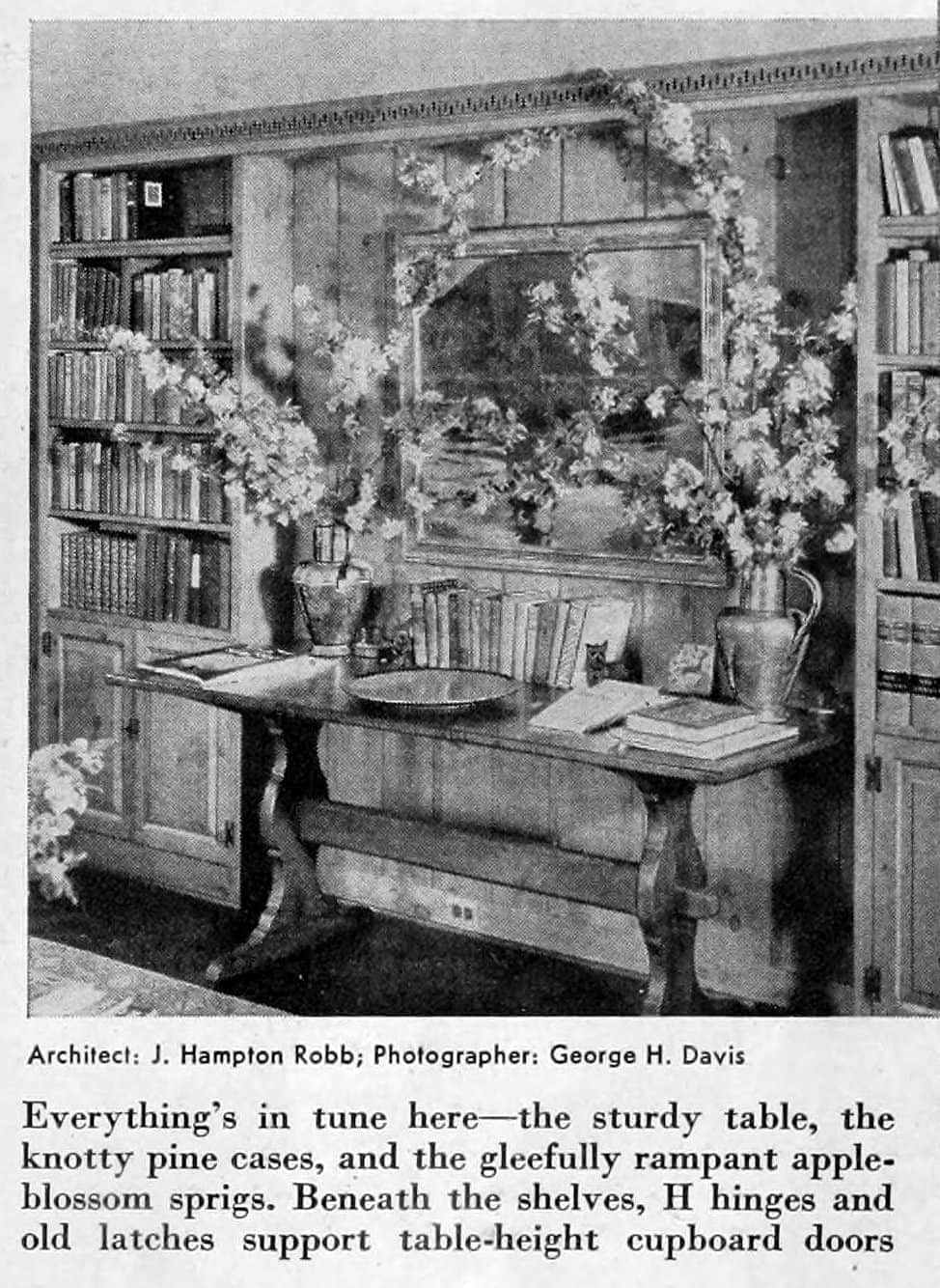 Vintage home decor - Books and bookcases 1941 (6)