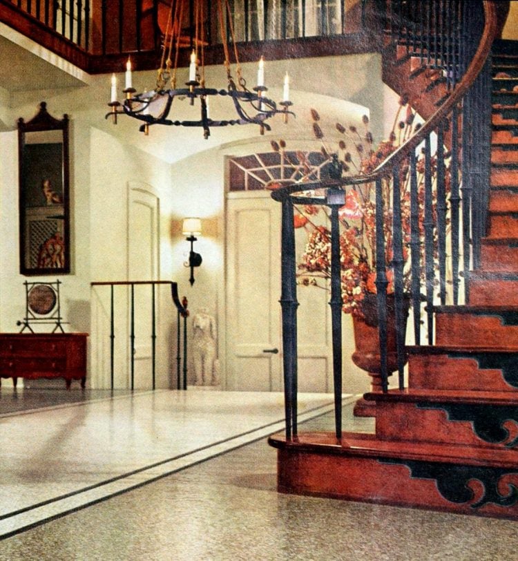 23 midcentury entrance halls & foyers invite you inside with vintage style Click Americana