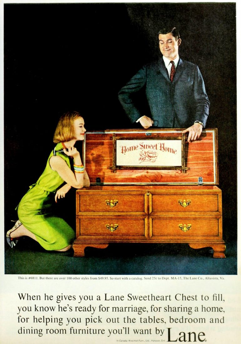 Remember when every girl wanted a Lane hope chest? See 20+ vintage hope