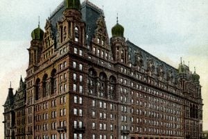 Vintage hotel - Waldorf Astoria, New-York c1909