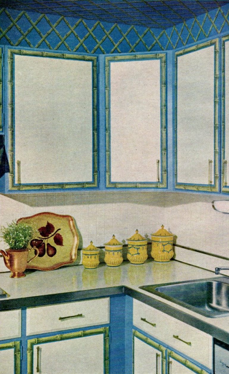 18 cute & cheap kitchen cabinet facelift ideas from the 60s & 70s ...