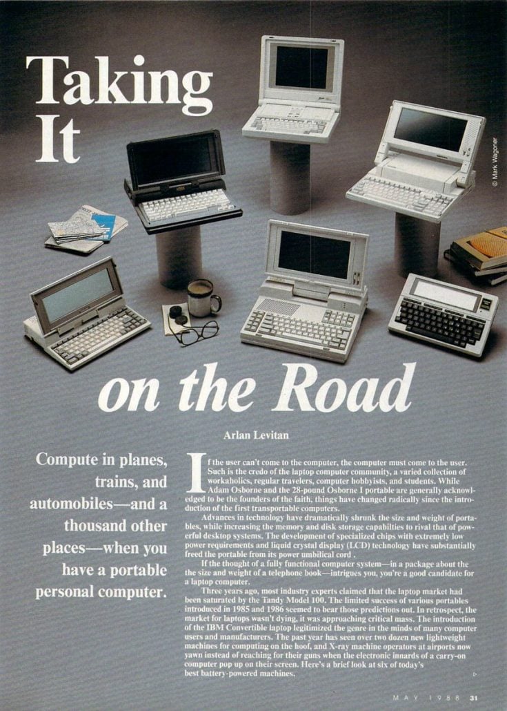 See some of the first laptop computers: Clunky, slow & expensive tech ...