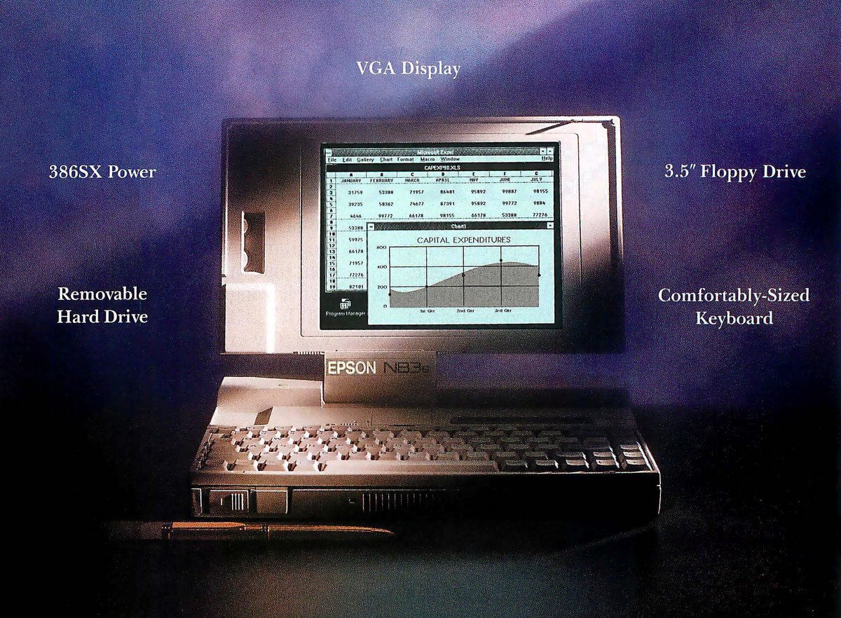 See some of the first laptop computers Clunky, slow & expensive tech everyone wanted Click