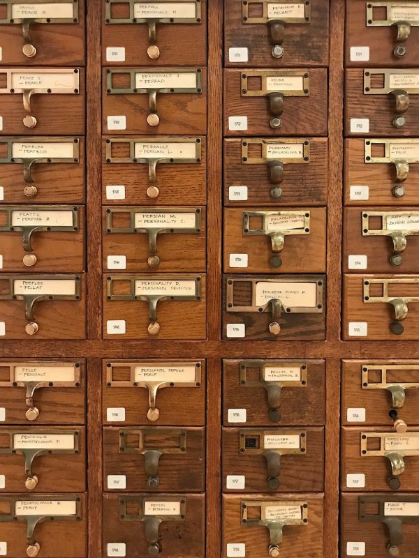 Vintage card catalogs Still attracting bookworms with their oldschool