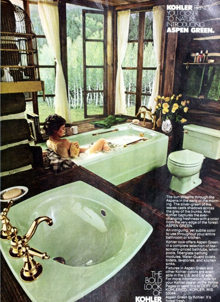 Fantastic retro 1970s bathroom decor styles & ideas Click Americana