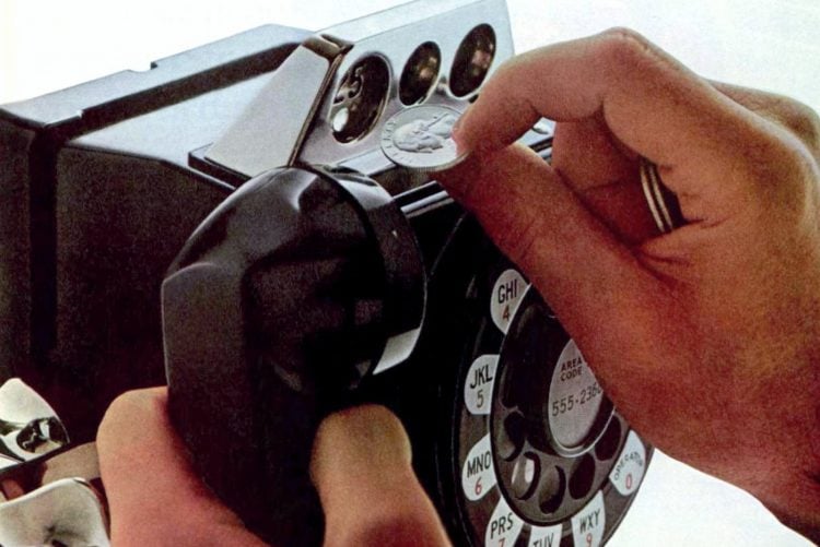 Vintage payphones