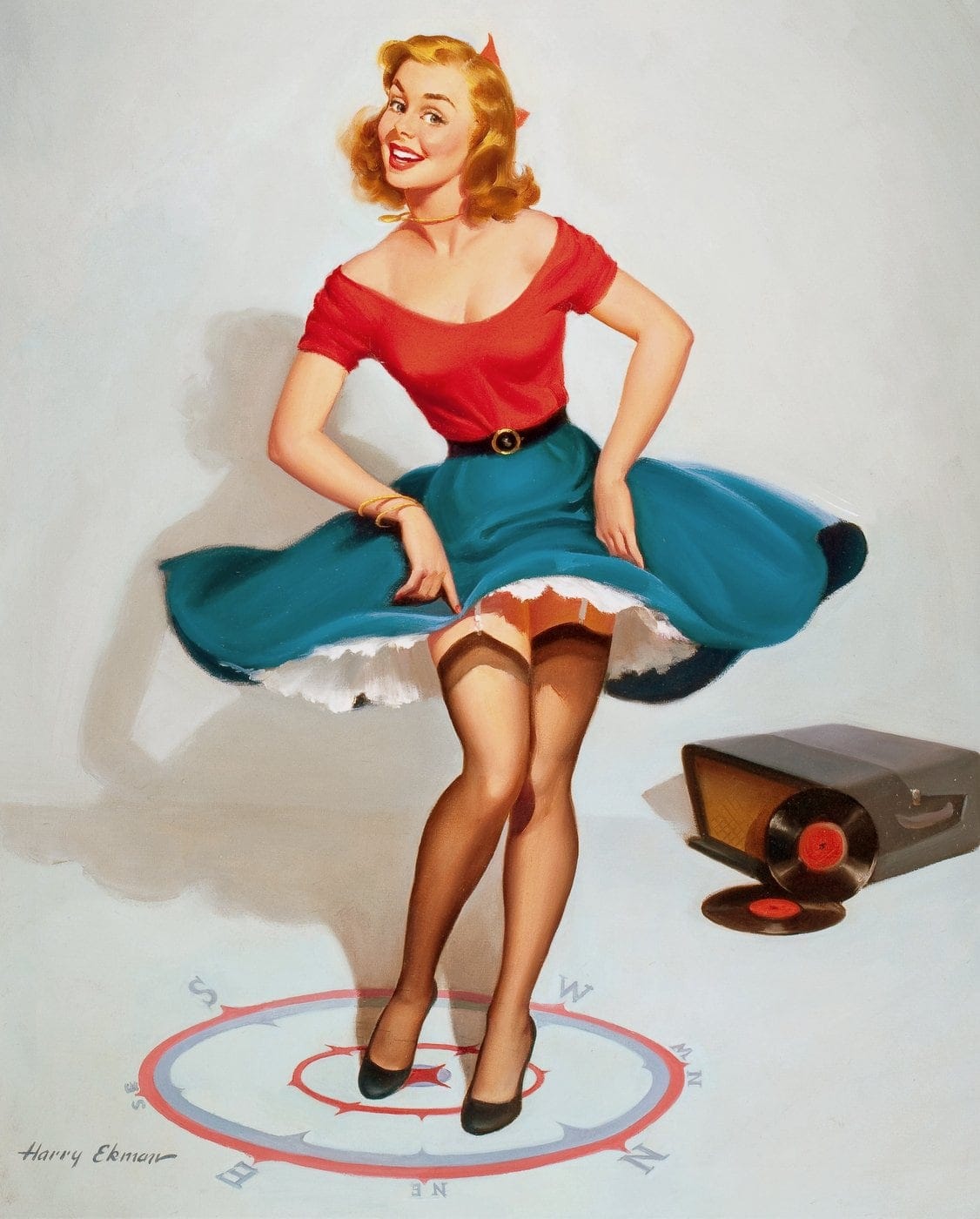 Vintage Fashion Calendar Lark Gilemette