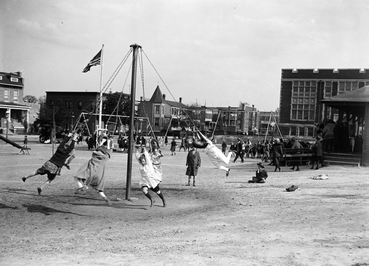 47 Dangerous Old Playgrounds That Our Great grandparents Somehow 