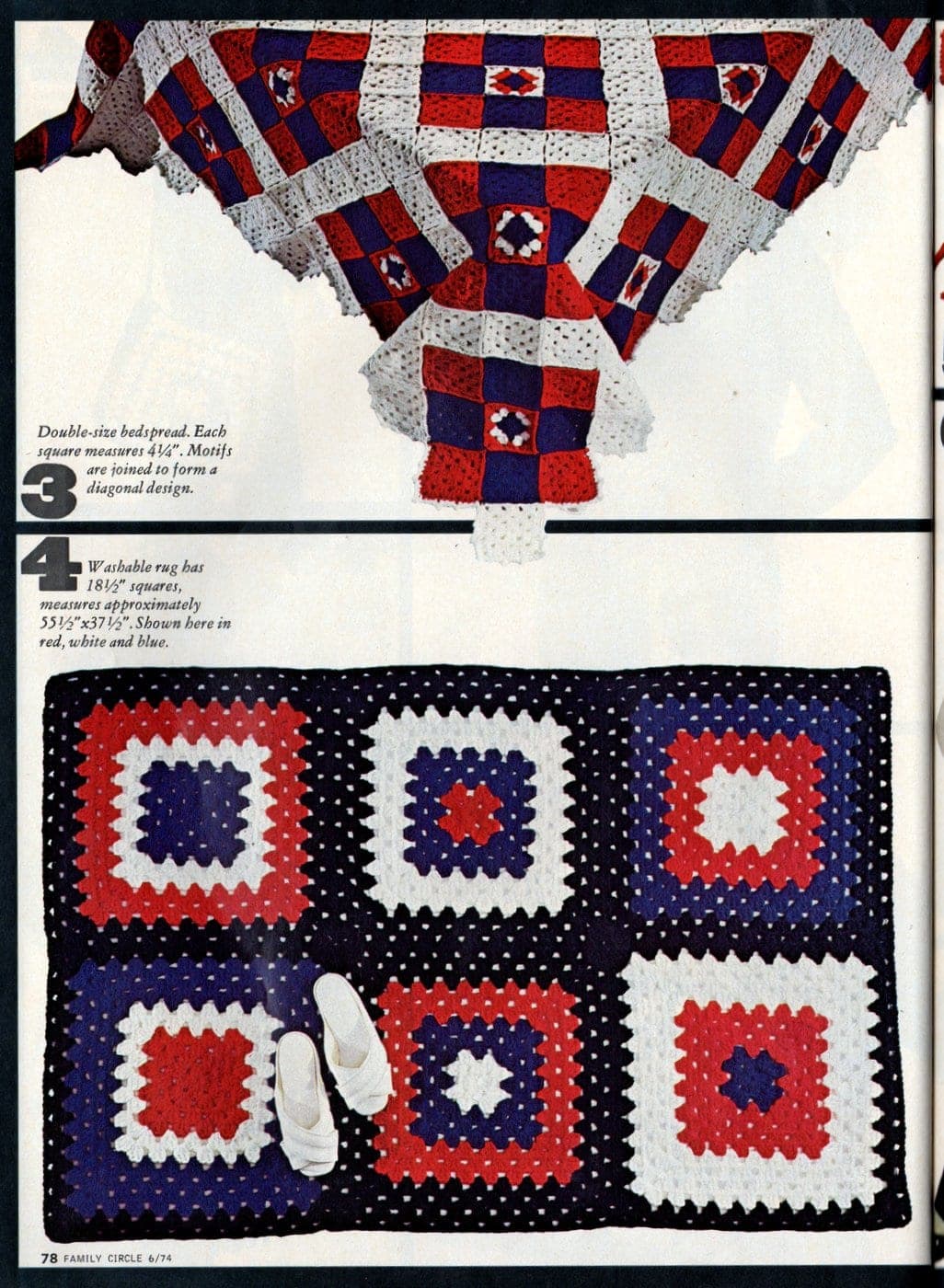 Vintage projects to crochet with granny squares 1970s (3)