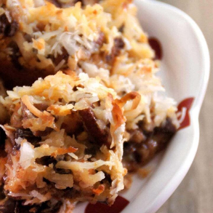 Vintage recipe for 7-layer bars