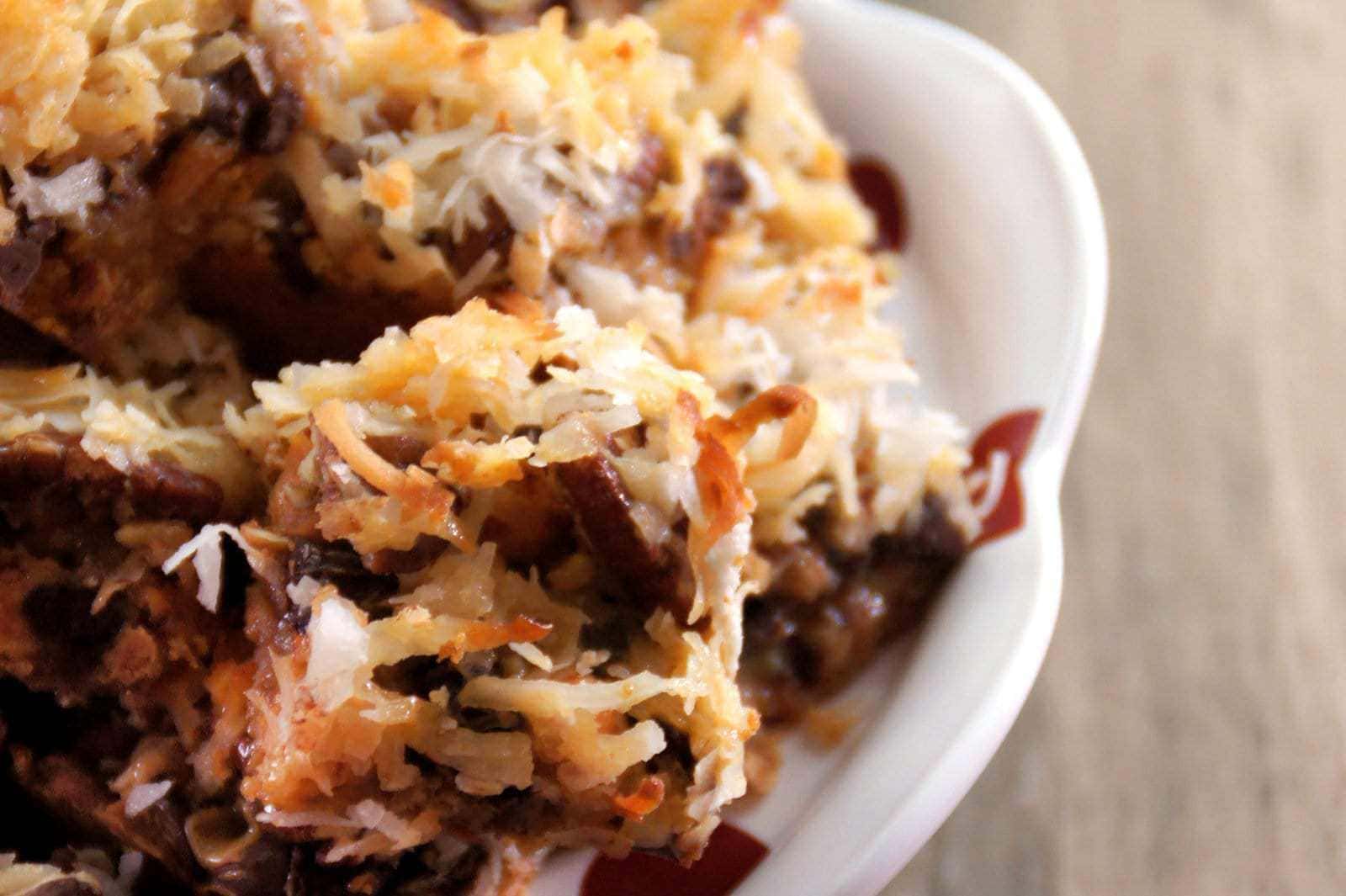 Vintage recipe for 7-layer bars