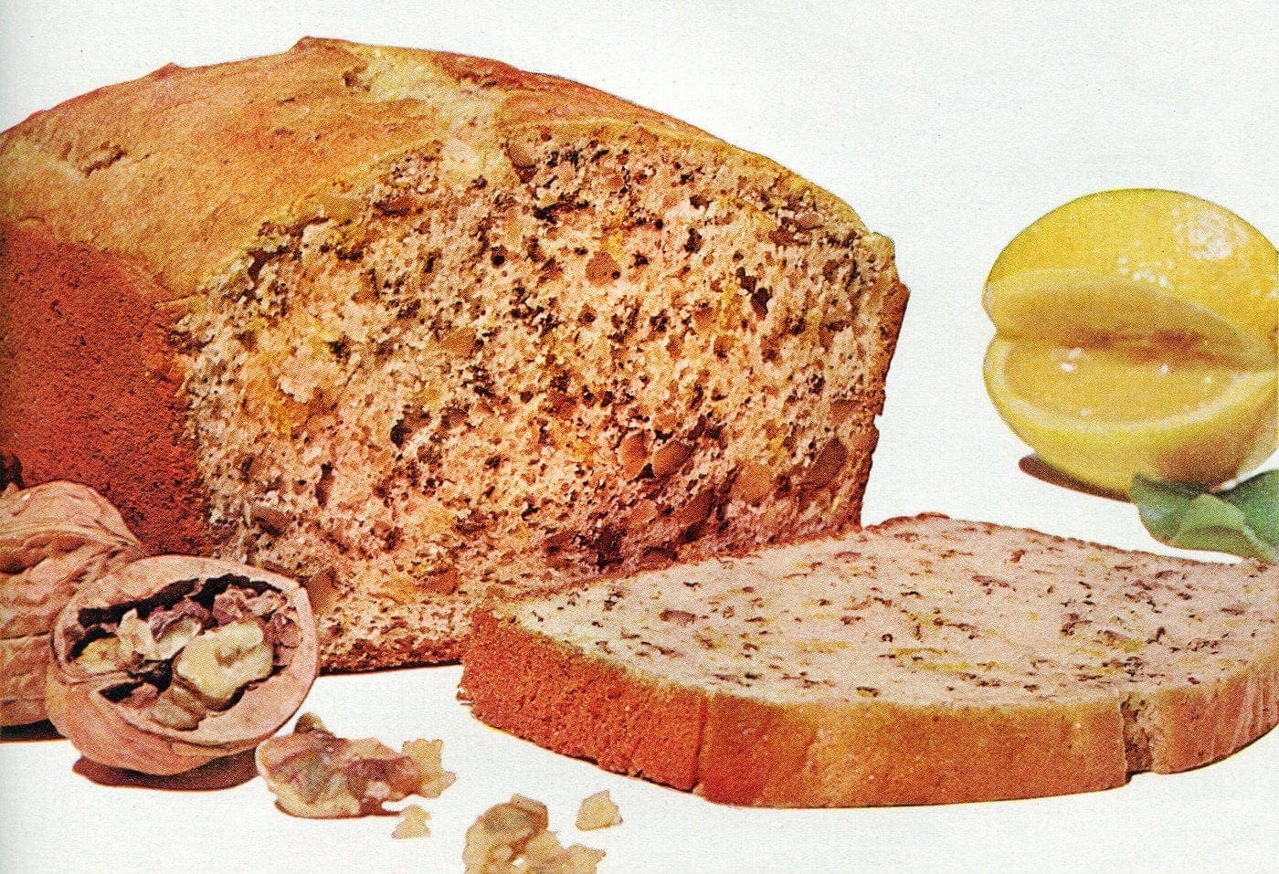 Vintage recipe for lemon nut bread (1959)