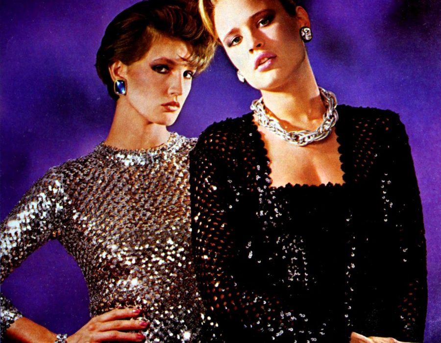 Vintage Sequined Evening Dress - S main image 0