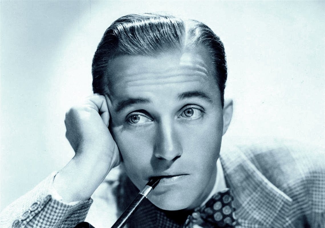 Vintage singer and actor Bing Crosby