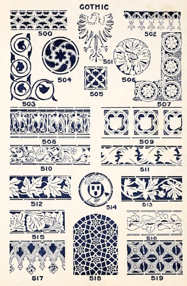 Transform old furniture with traditional stencil patterns & paint Click Americana