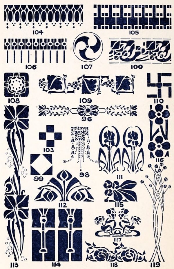 Transform old furniture with traditional stencil patterns & paint