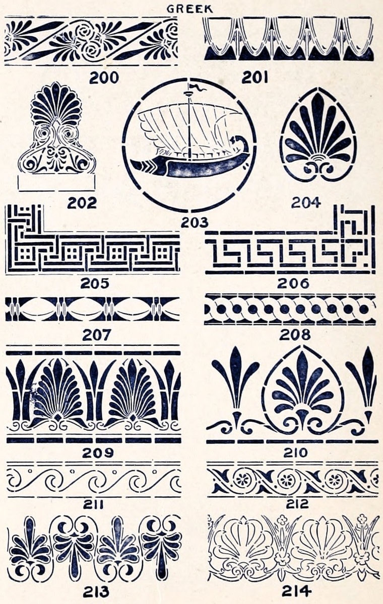 Traditional stencil patterns Stylish & simple home updates with retro