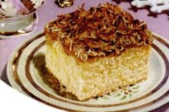 Vintage velvet crumb cake - coffee cake recipe from 1952 (1)