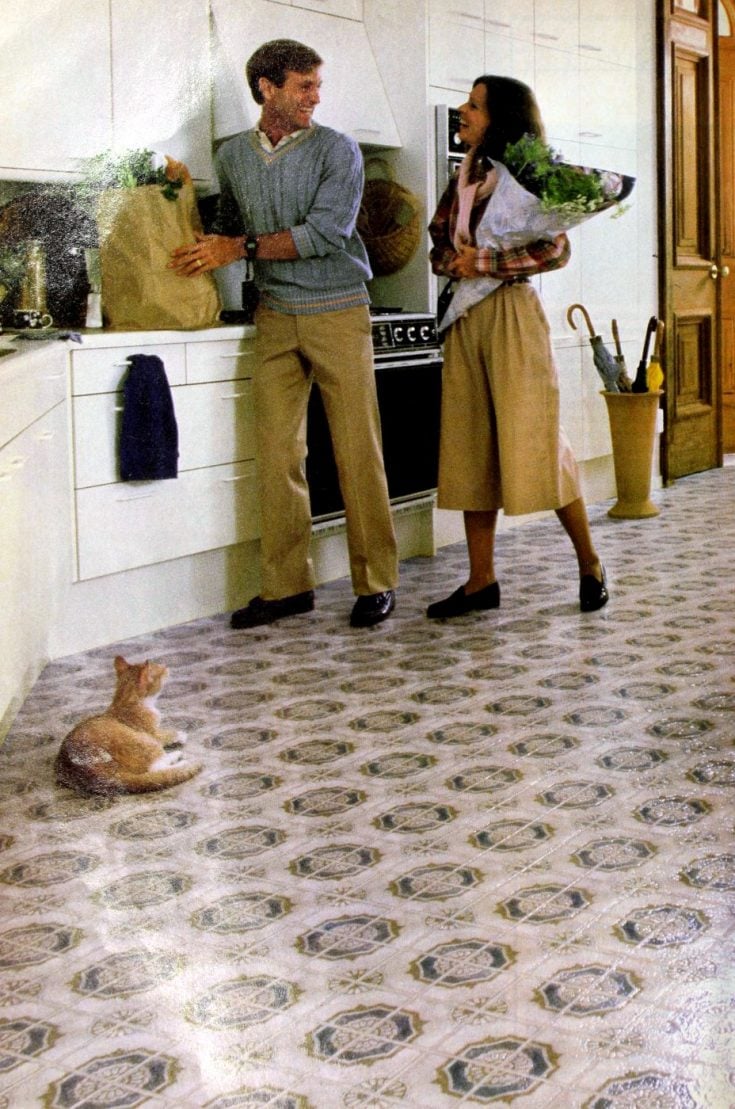 Get down with 70 groovy vintage vinyl floors from the '70s & '80s