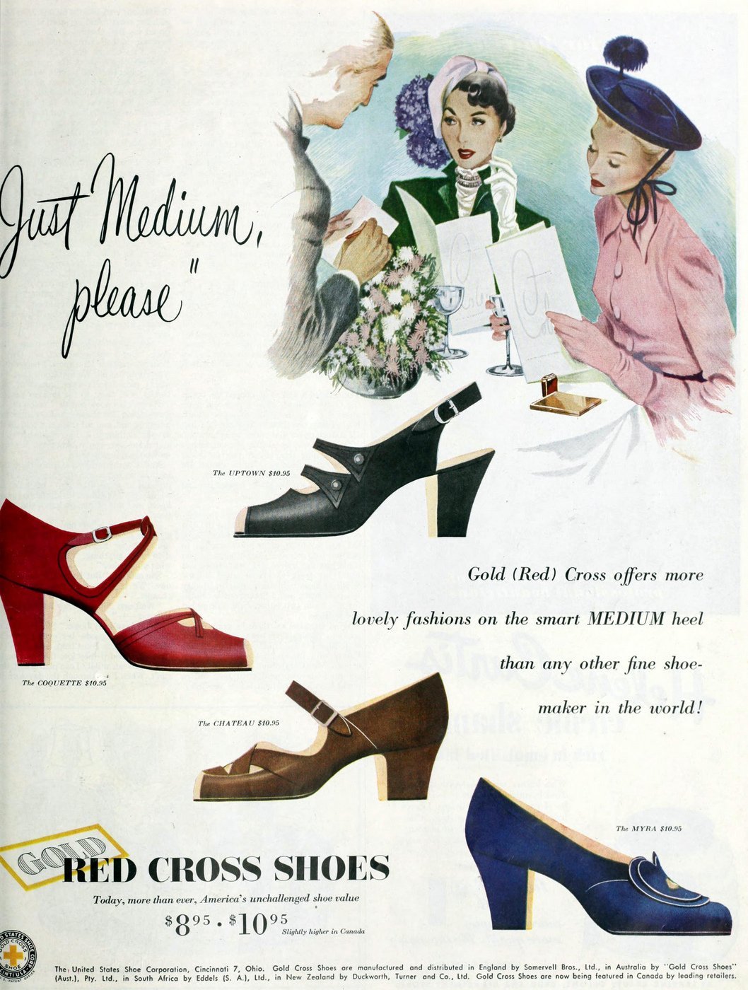 Women's shoes from the 1940s See stylish highheeled vintage footwear