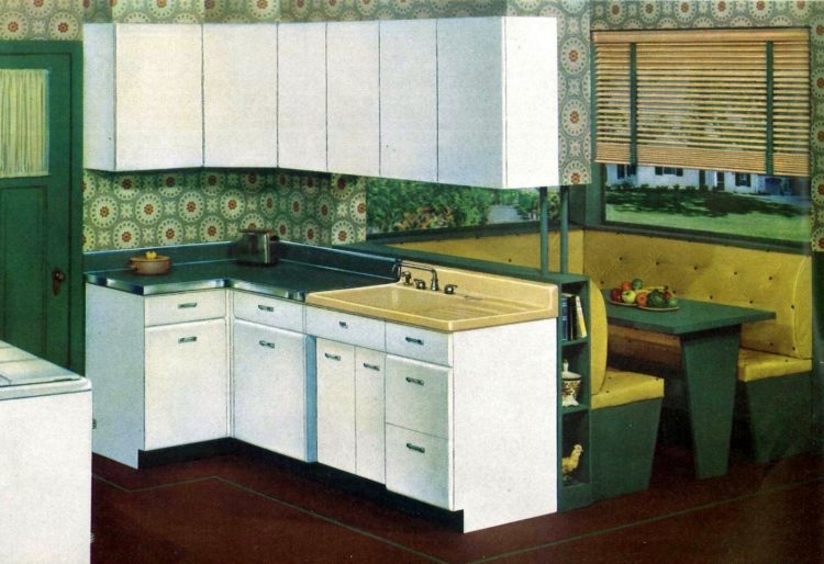 40 vintage breakfast nook ideas to make a cozy kitchen corner - Click ...