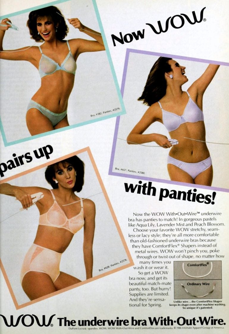 Underneath it all: 80s lingerie & women's underwear styles went through ...