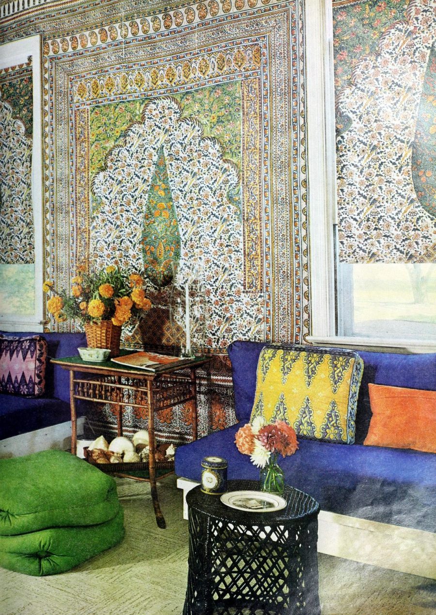 See 60s & 70s boho living room decor with an eclectic, cozy vibe ...