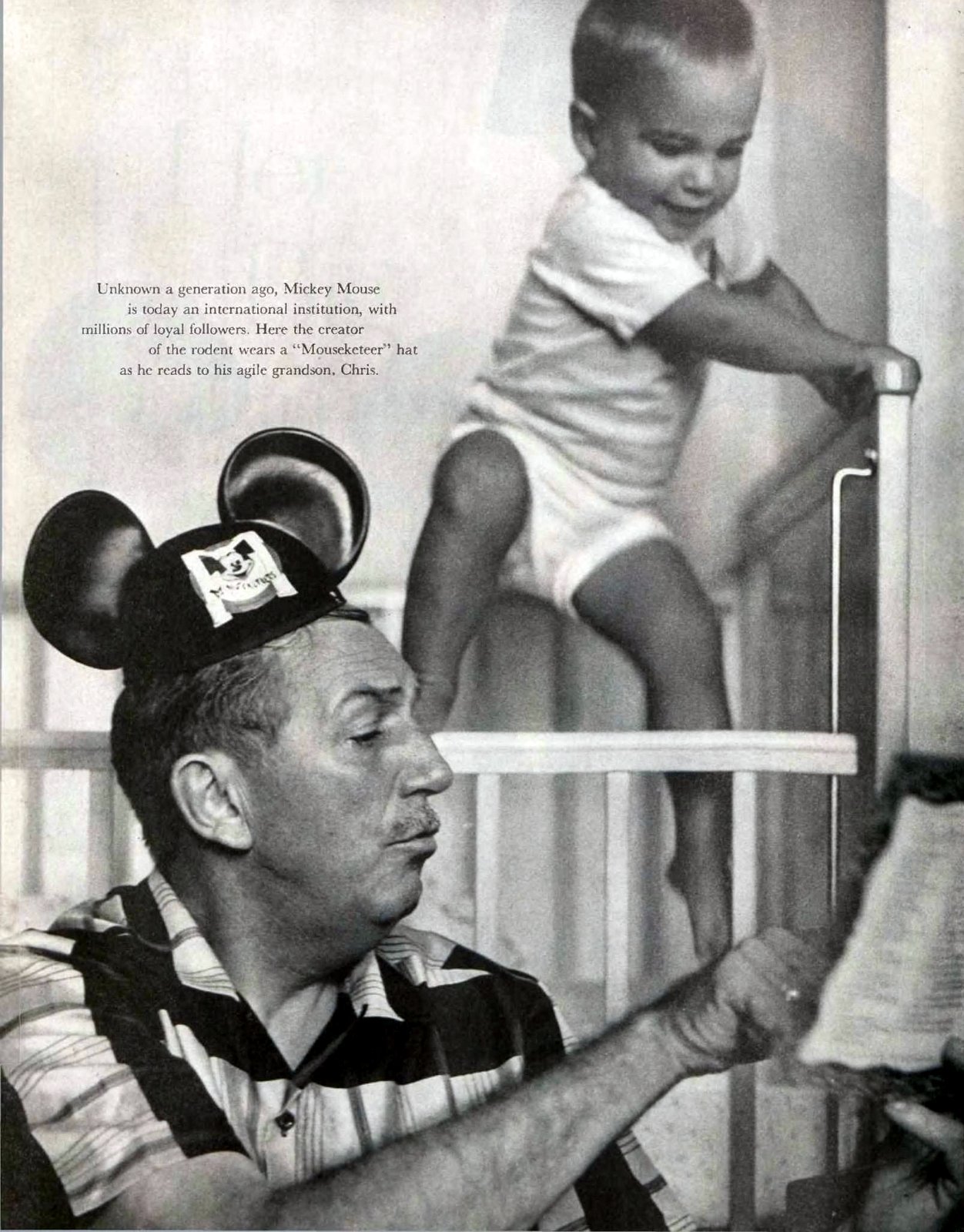 Mickey Mouse history: How Walt Disney's popular cartoon mouse became a cultural giant starting in the 1920s 1 Walt Disney and family (1957) Post via ClickAmericana com