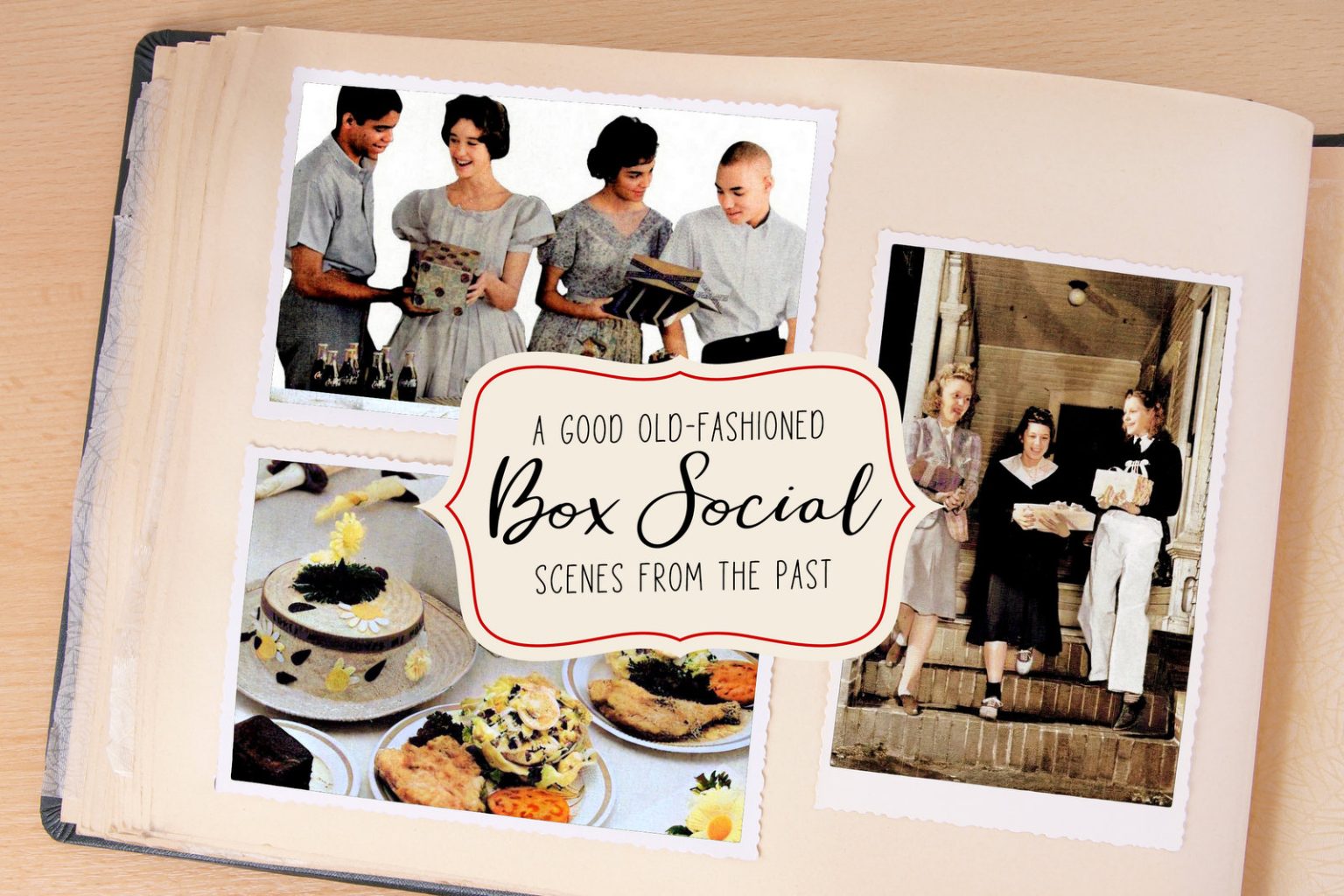 See what an oldfashioned box social was like Click Americana