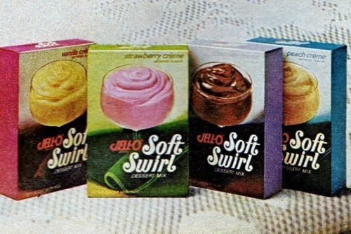 Who remembers Jell-O Soft Swirl dessert mix from the 70s