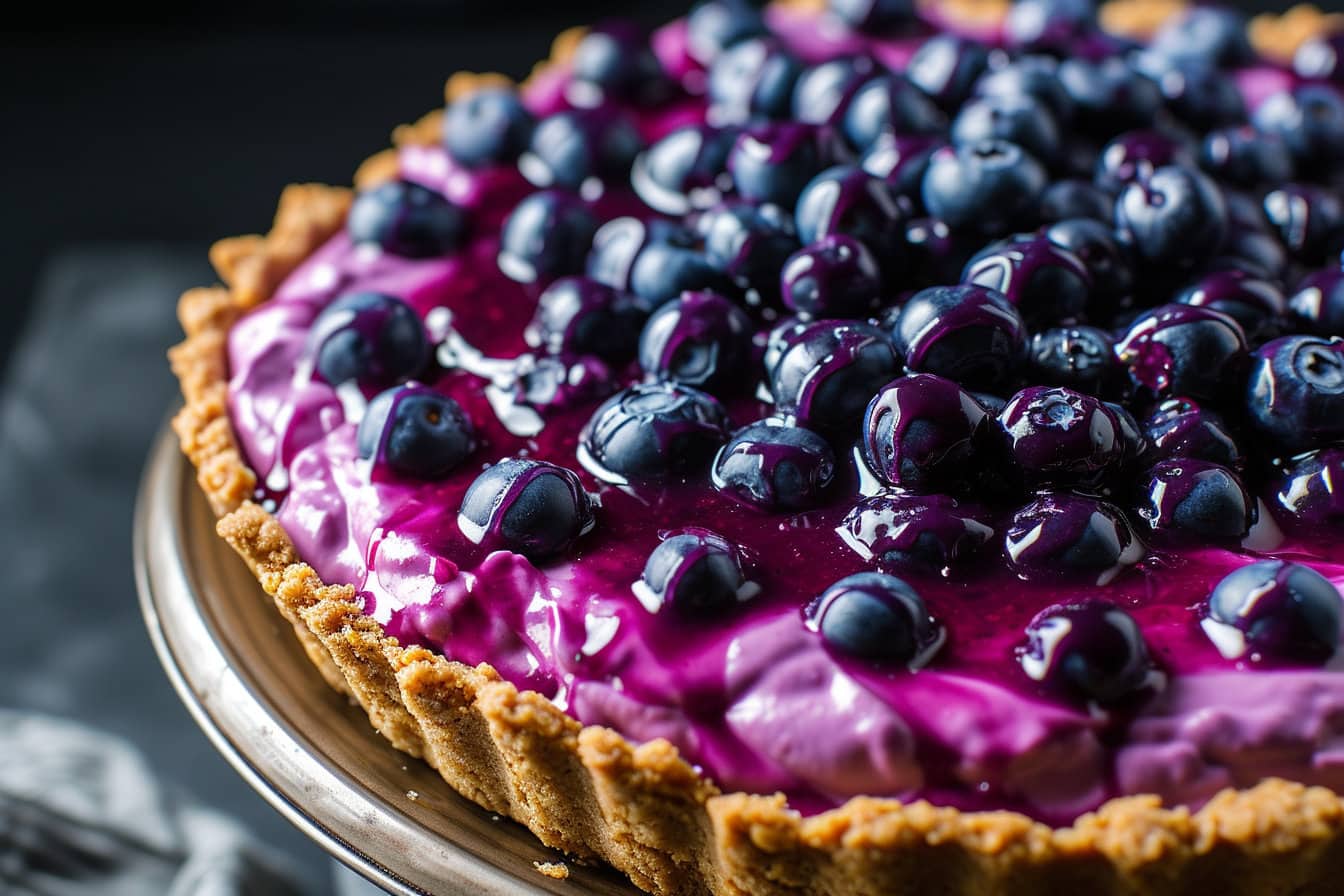 Whole crazy berry blue pie at ClickAmericana com (1969)