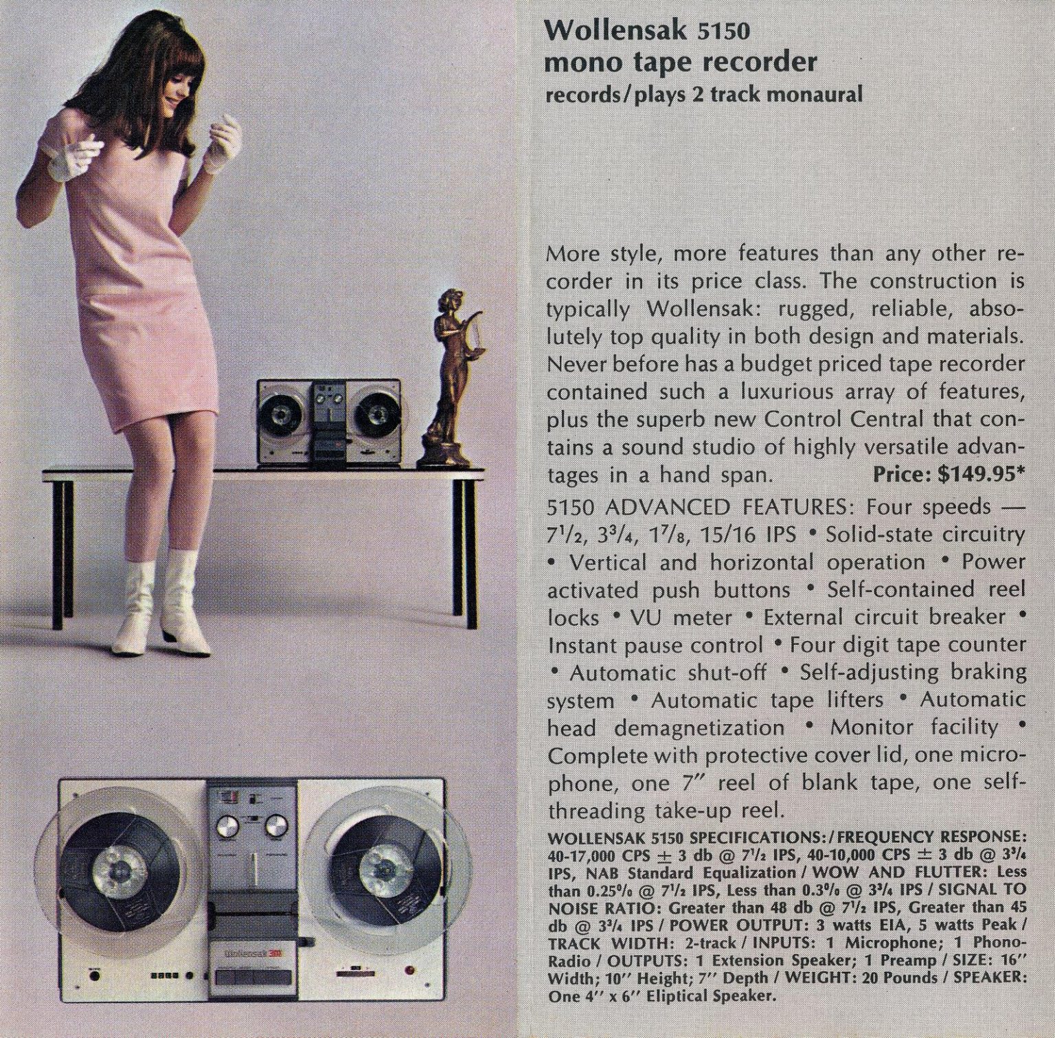 Remember vintage reeltoreel tape recorders? Click Americana