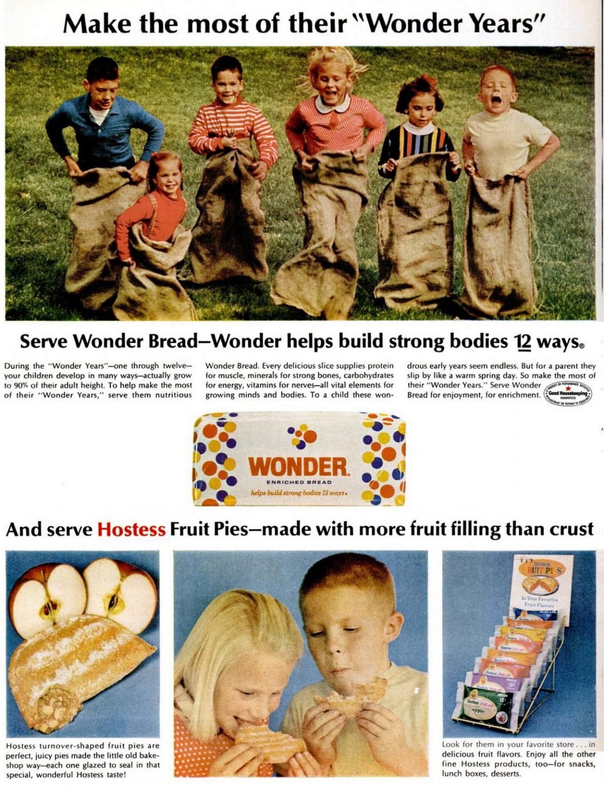 Vintage Hostess snacks Fruit Pies, Wonder Bread, Twinkies & more retro