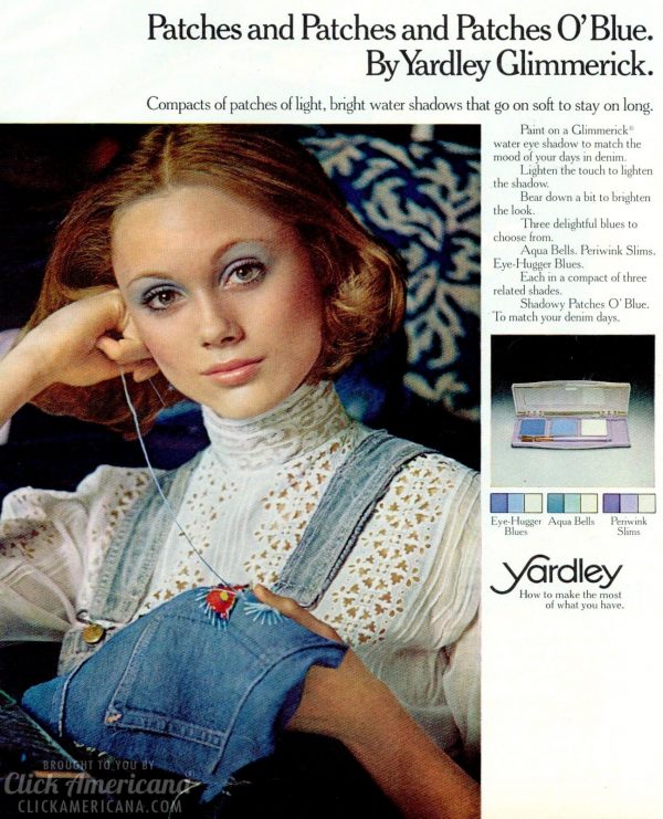 Blue eyeshadow The good, the bad & the ugly vintage makeup Click