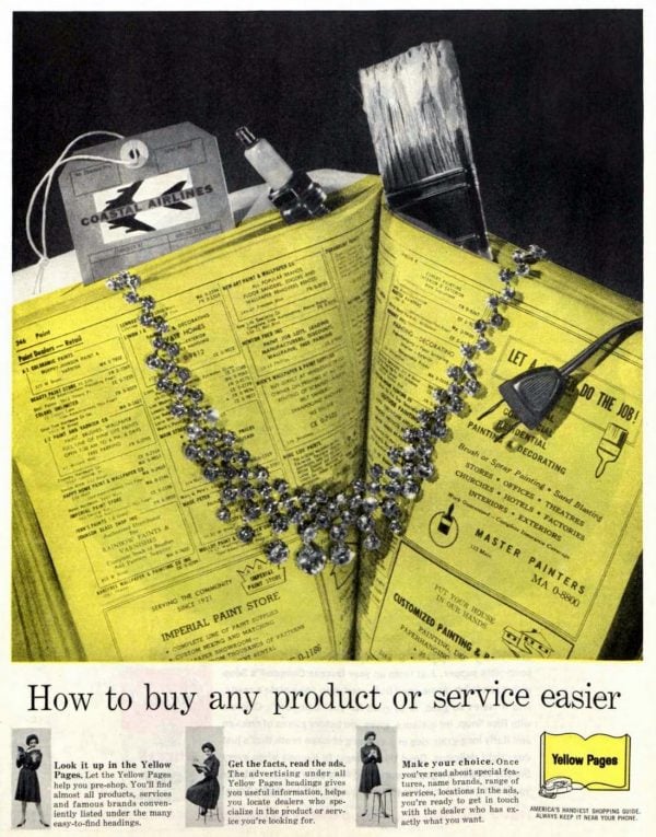 The old Yellow Pages phone book was so vital, we never imagined a life