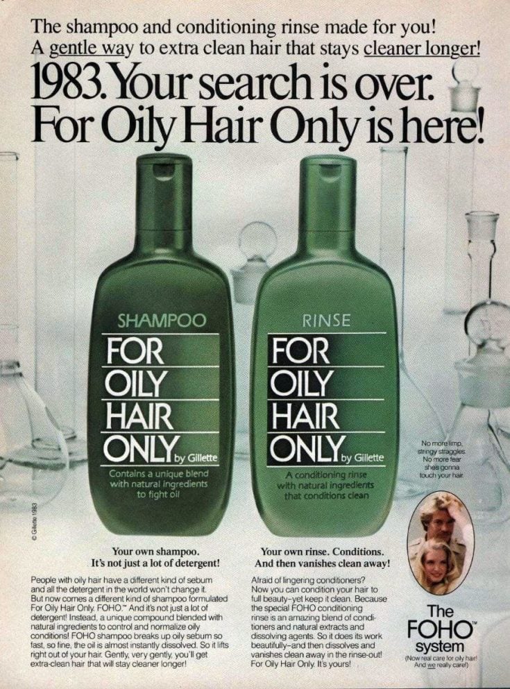 80s shampoos & conditioners Do you remember these 72 popular brands