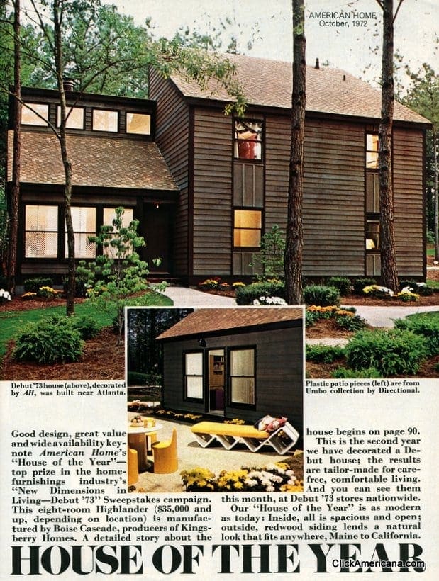 House of the year (1972) Click Americana