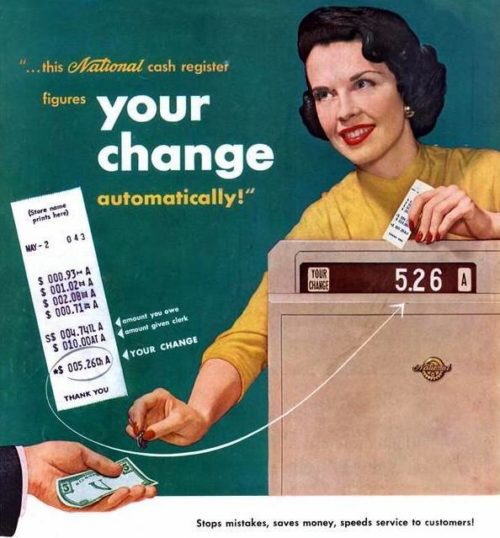 Retro cash registers amazed people by figuring out exact change! (1950s & 1960s) Click Americana