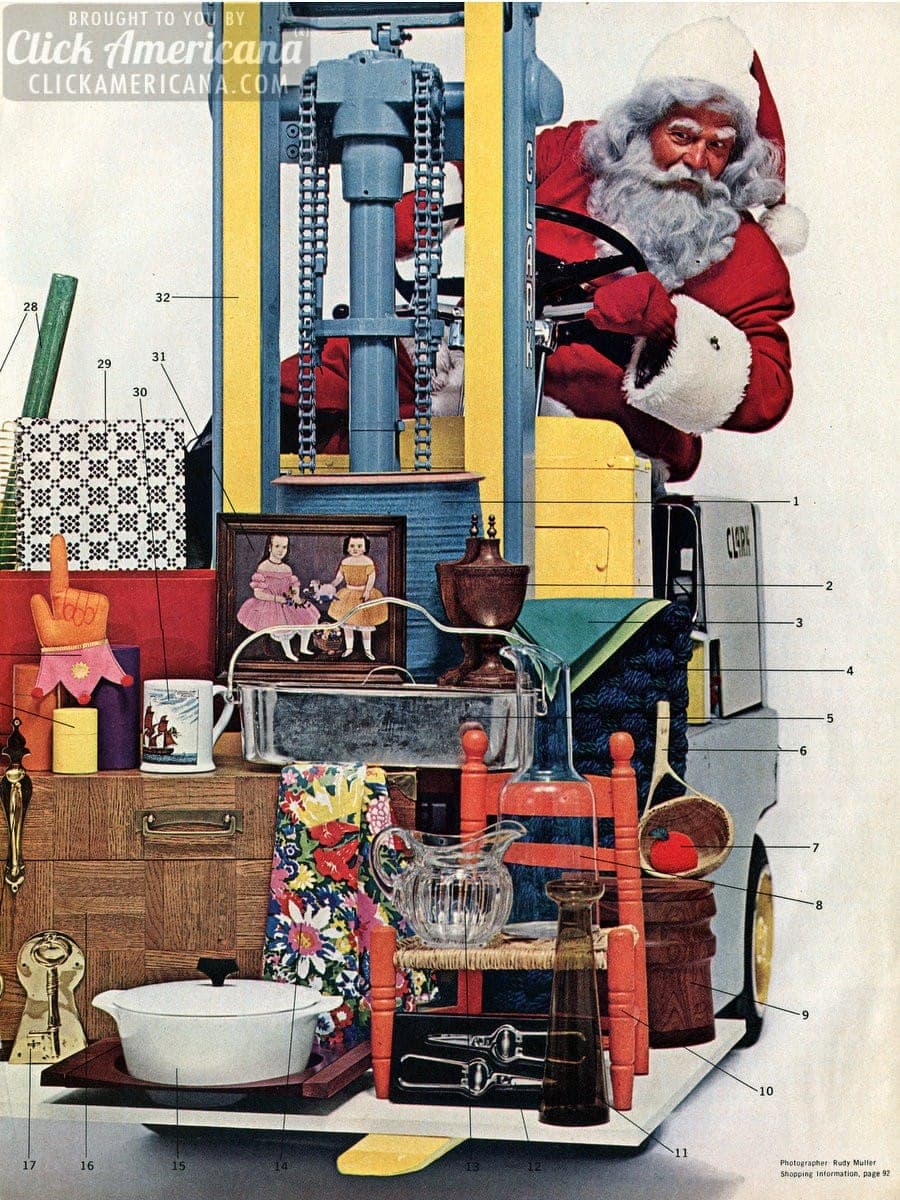 Creative vintage Christmas gifts for the home (1964)
