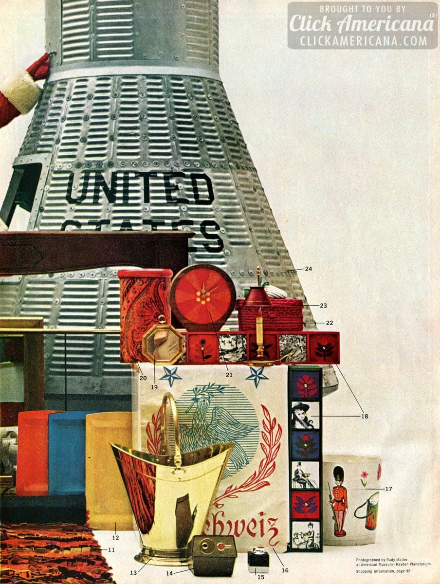 For a merry vintage Christmas: Creative gifts for the mid-century home, from 1964