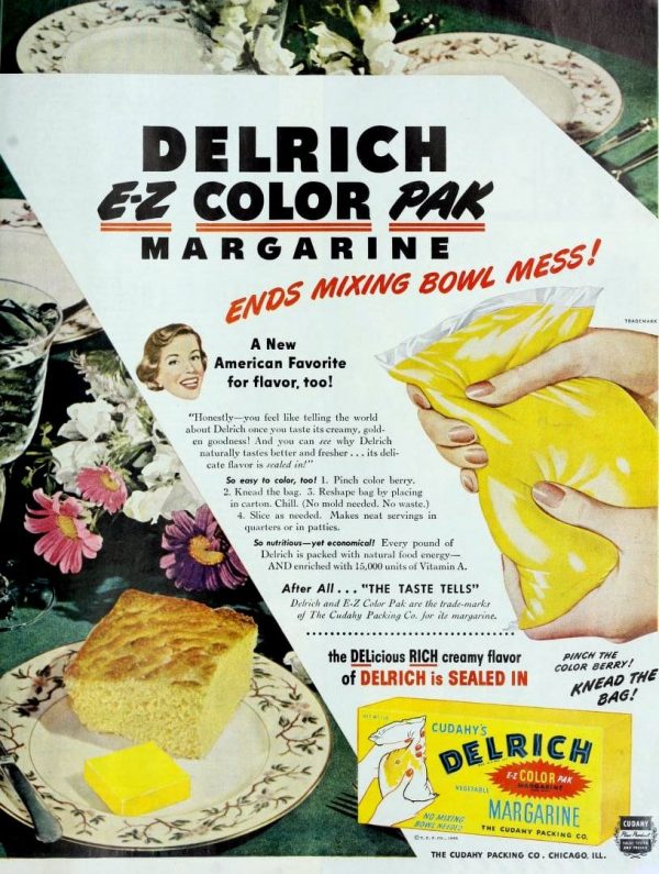 Yellow or white margarine? The tedious legal battle over buttercolored